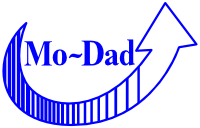 web h02 Mo-Dad Brand Logo blue